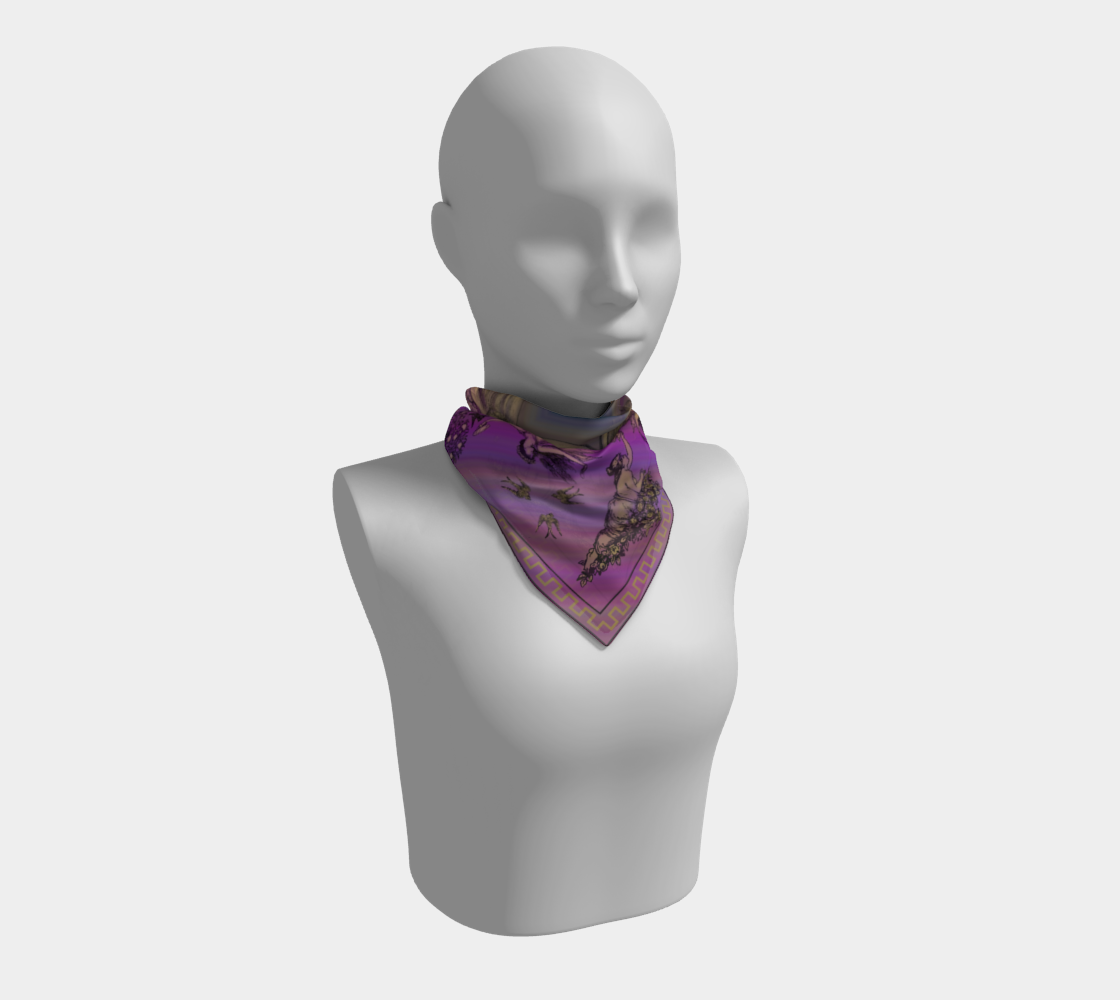 Silk Scarves (celebration) in purple