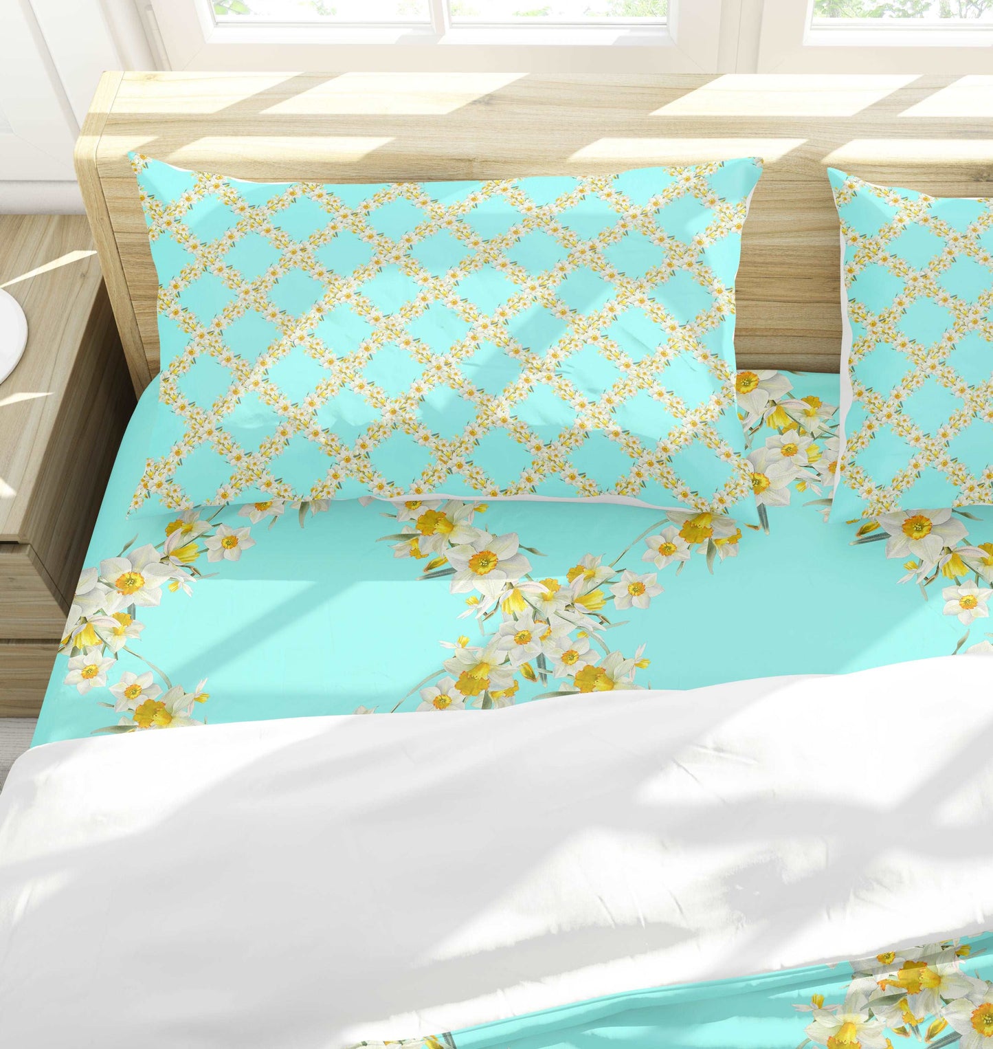 Duvet Cover, Daffodil (Cotton Sateen)