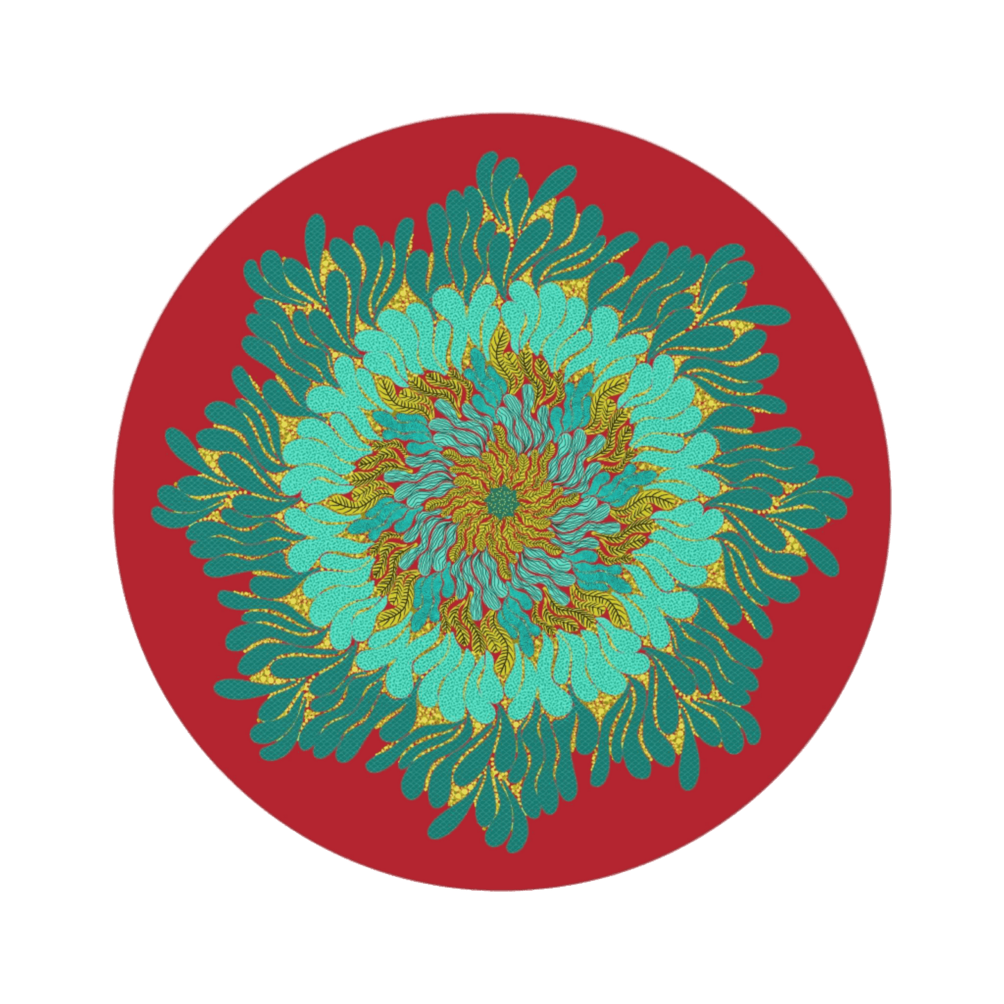 Round Rug (Sacred Mandala)