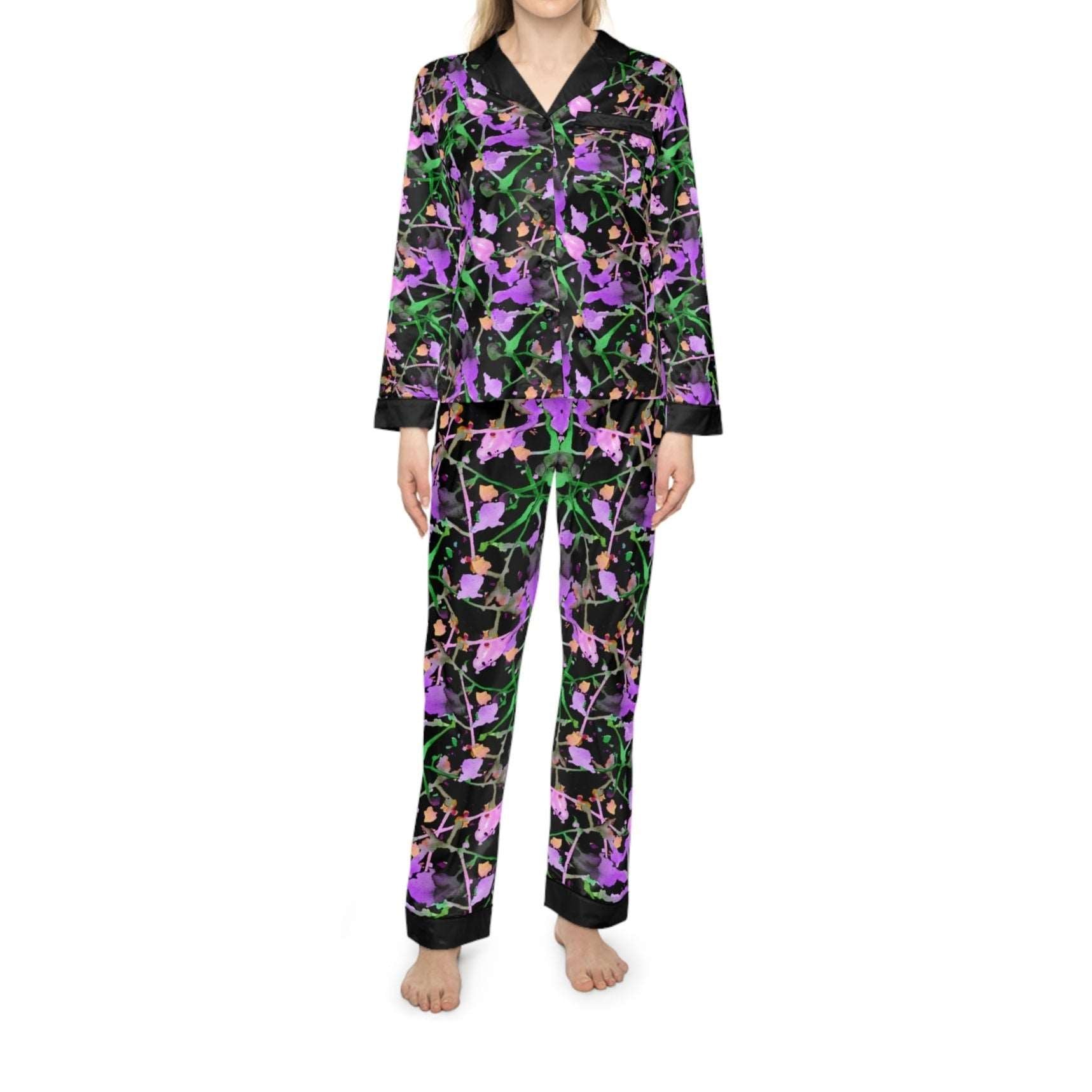 Lavenders Satin Pajamas NUNOOSH