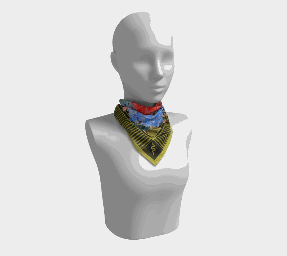 Silk Scarves (Velvet Bloom) Batik