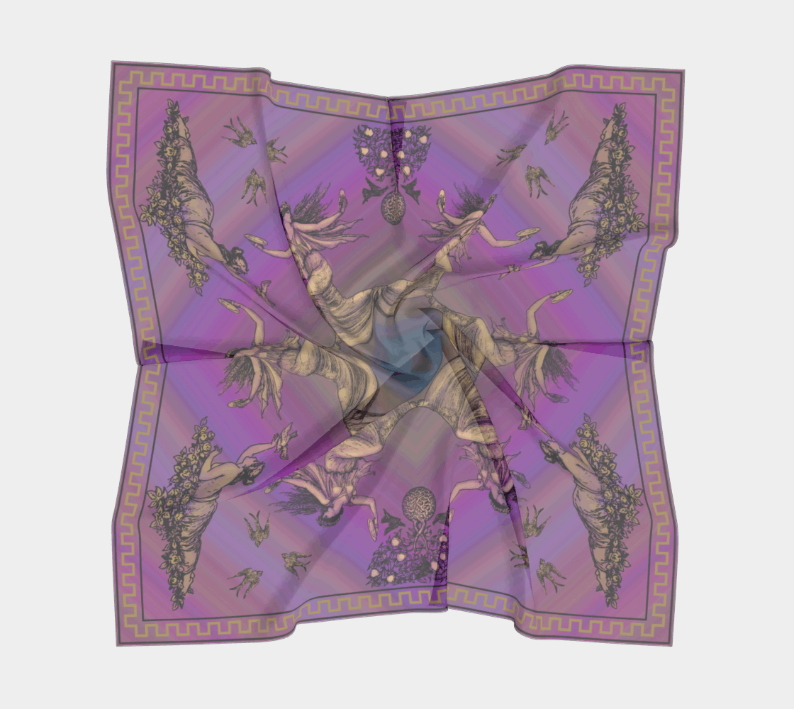 Silk Scarves (celebration) in purple