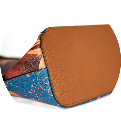 Vegan Leather Tote Bag (Amalfi Coast)
