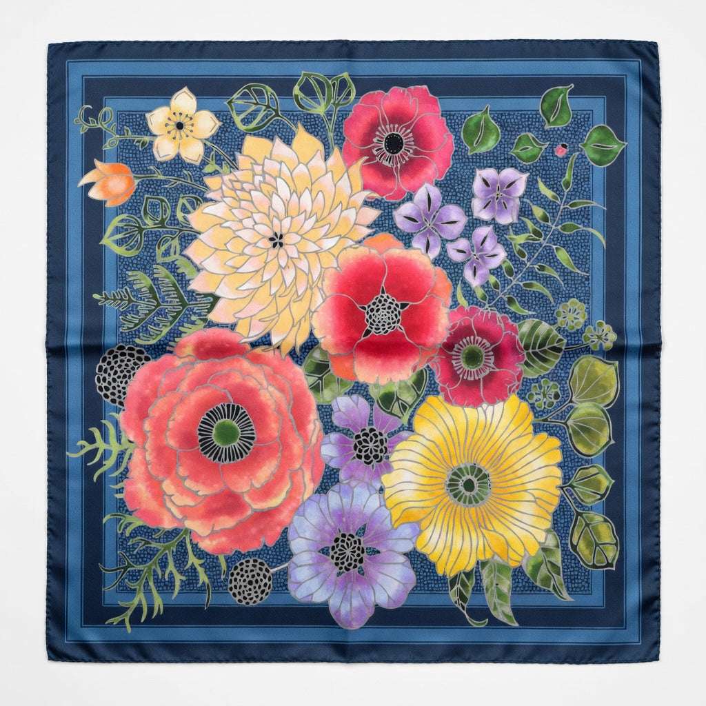 Silk Scarves (Secret Garden After Dusk) Batik