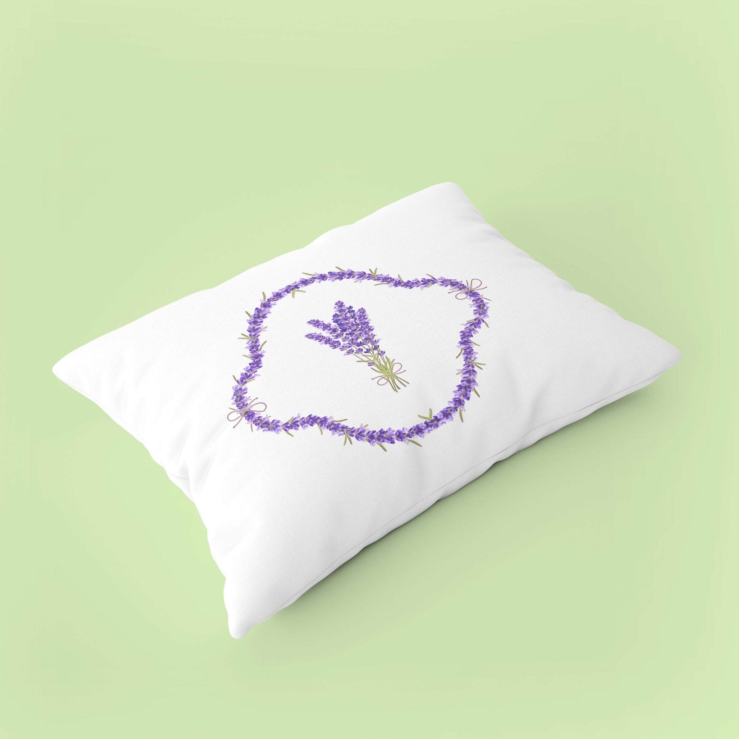 Bed Pillow Shams, Lavender (Silk/Cotton)