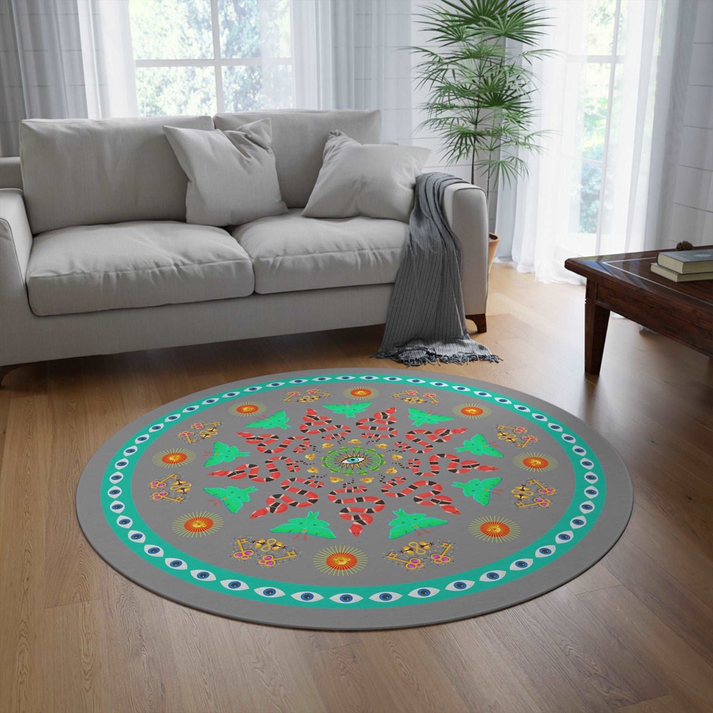 Round Rug (Save What Has Been Lost) 60" × 60"