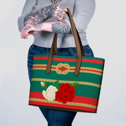 Vegan Leather Tote Bag (Amour)