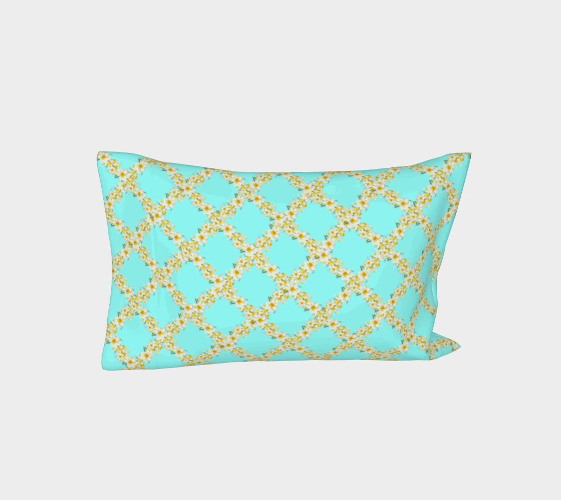 Bed Pillow Sleeve, Daffodil (Silk/Cotton)