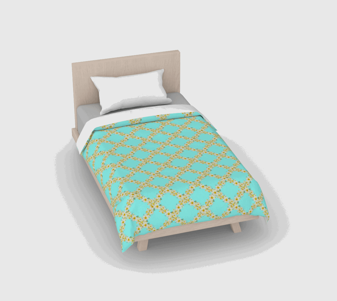 Duvet Cover, Daffodil (Cotton Sateen)