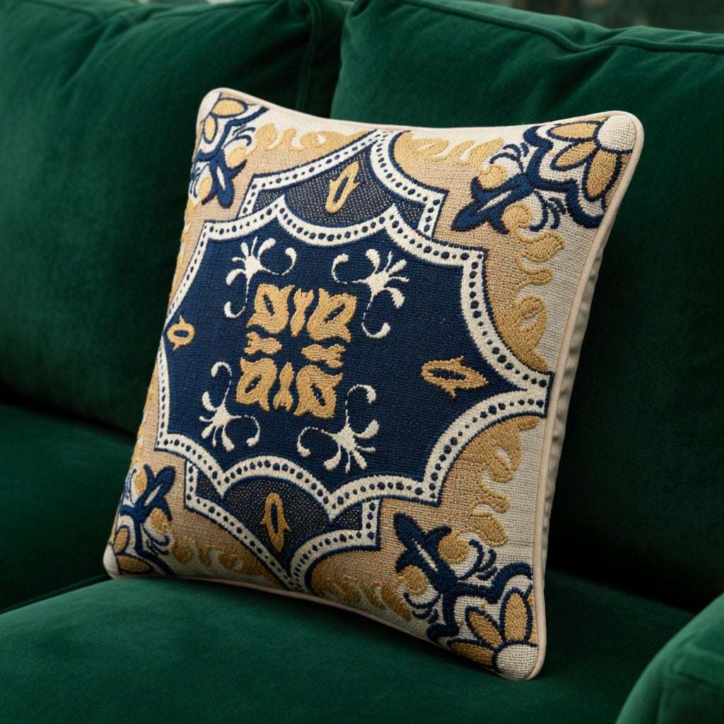 Decorative Woven Throw Pillow (Custom design Pattern)