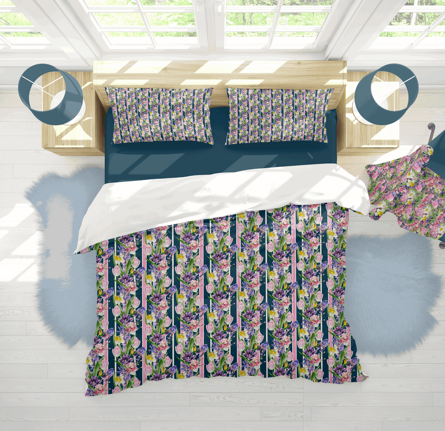 Duvet Cover, Primavera (Cotton Sateen)