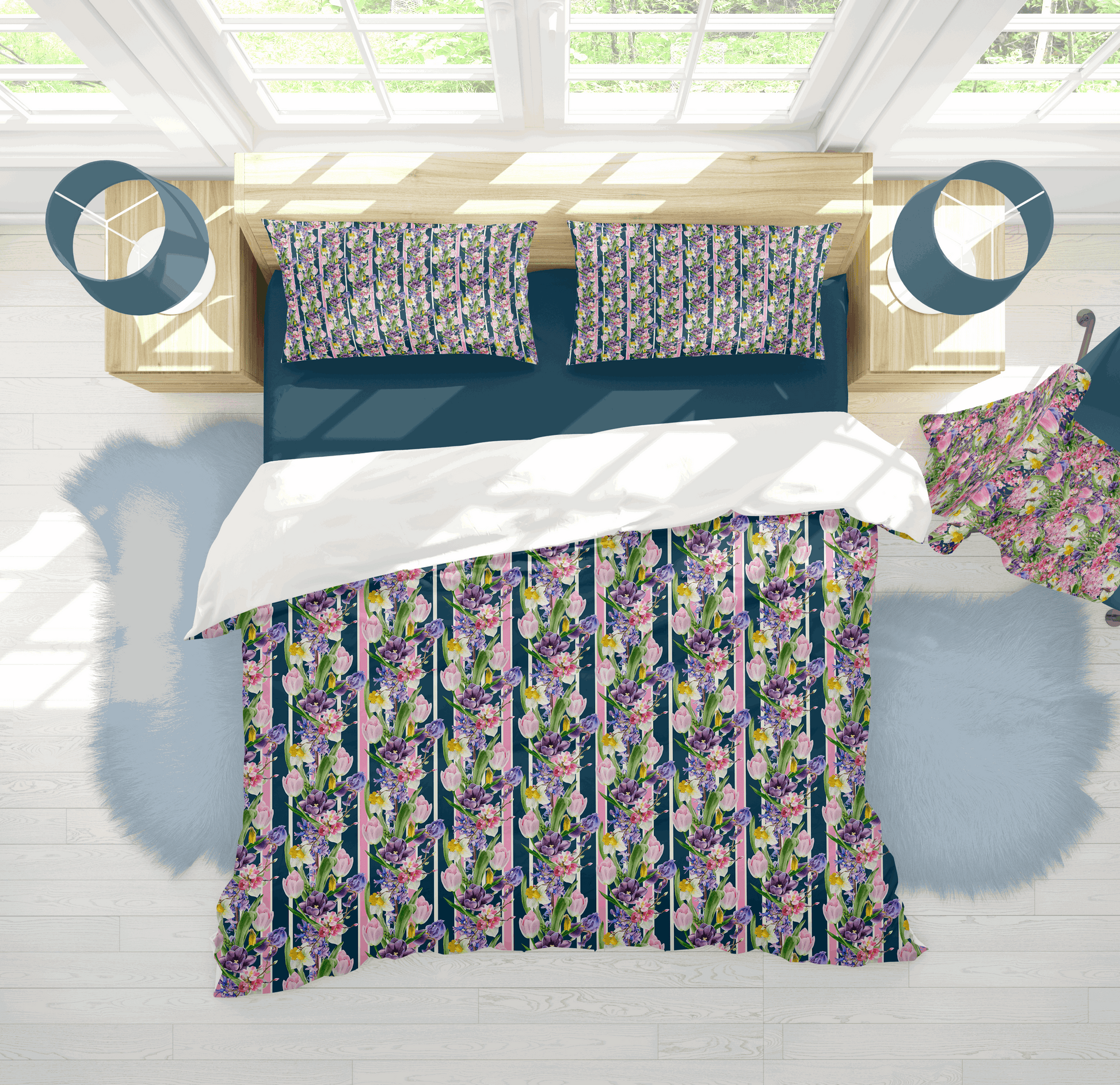 Duvet Cover, Primavera (Cotton Sateen)