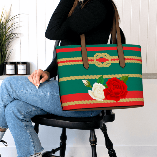 Vegan Leather Tote Bag (Amour)