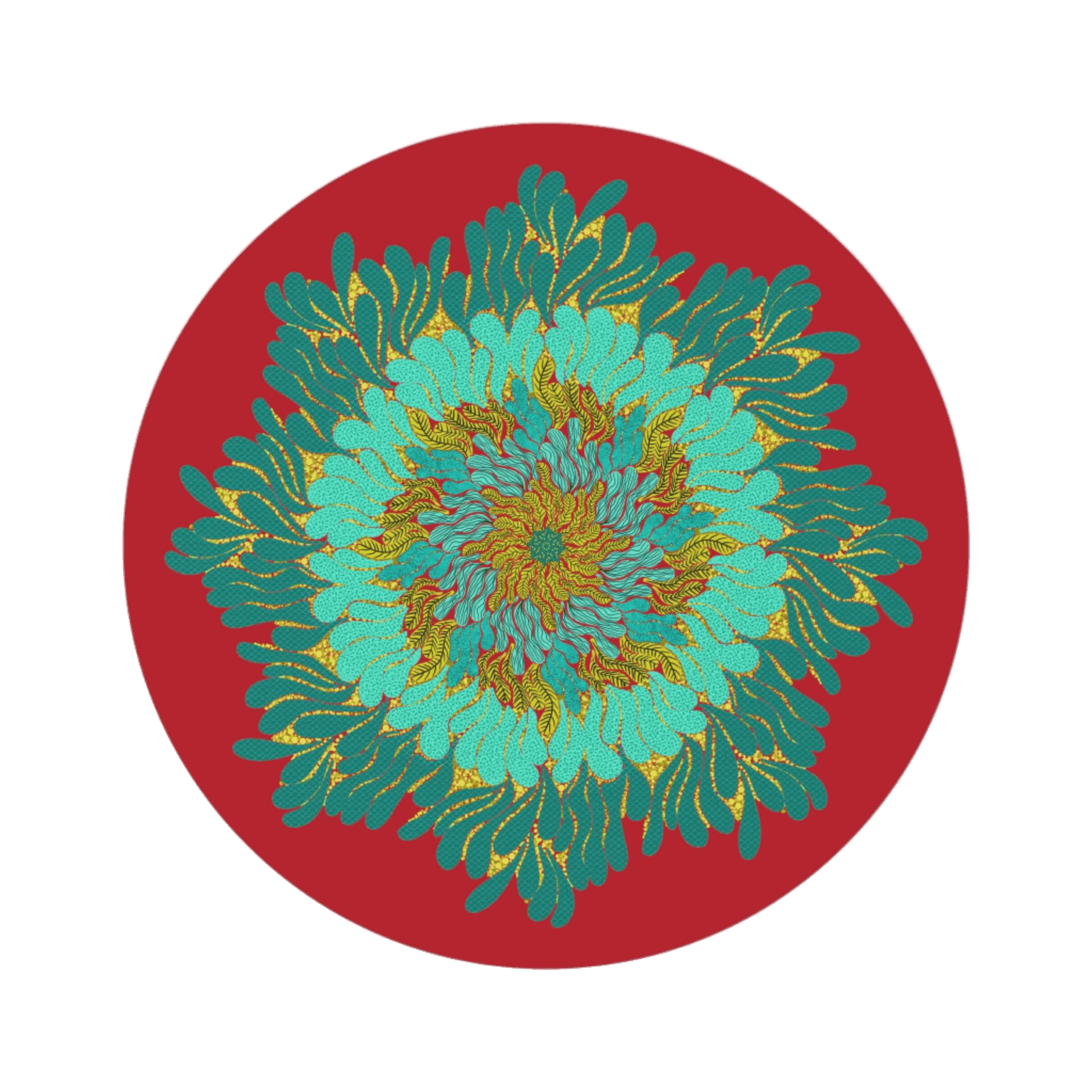 Round Rug (Sacred Mandala)