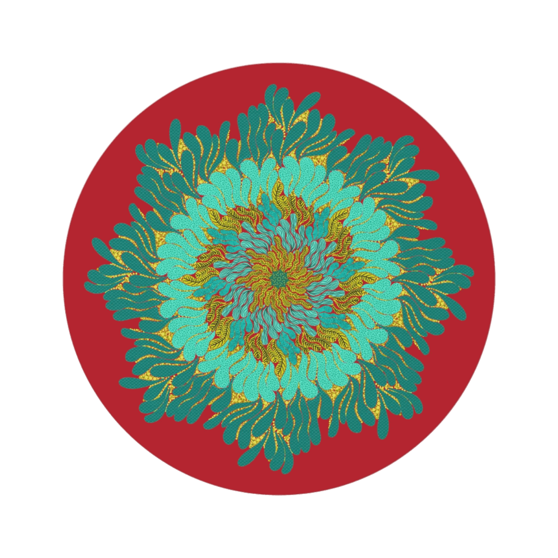 Round Rug (Sacred Mandala)