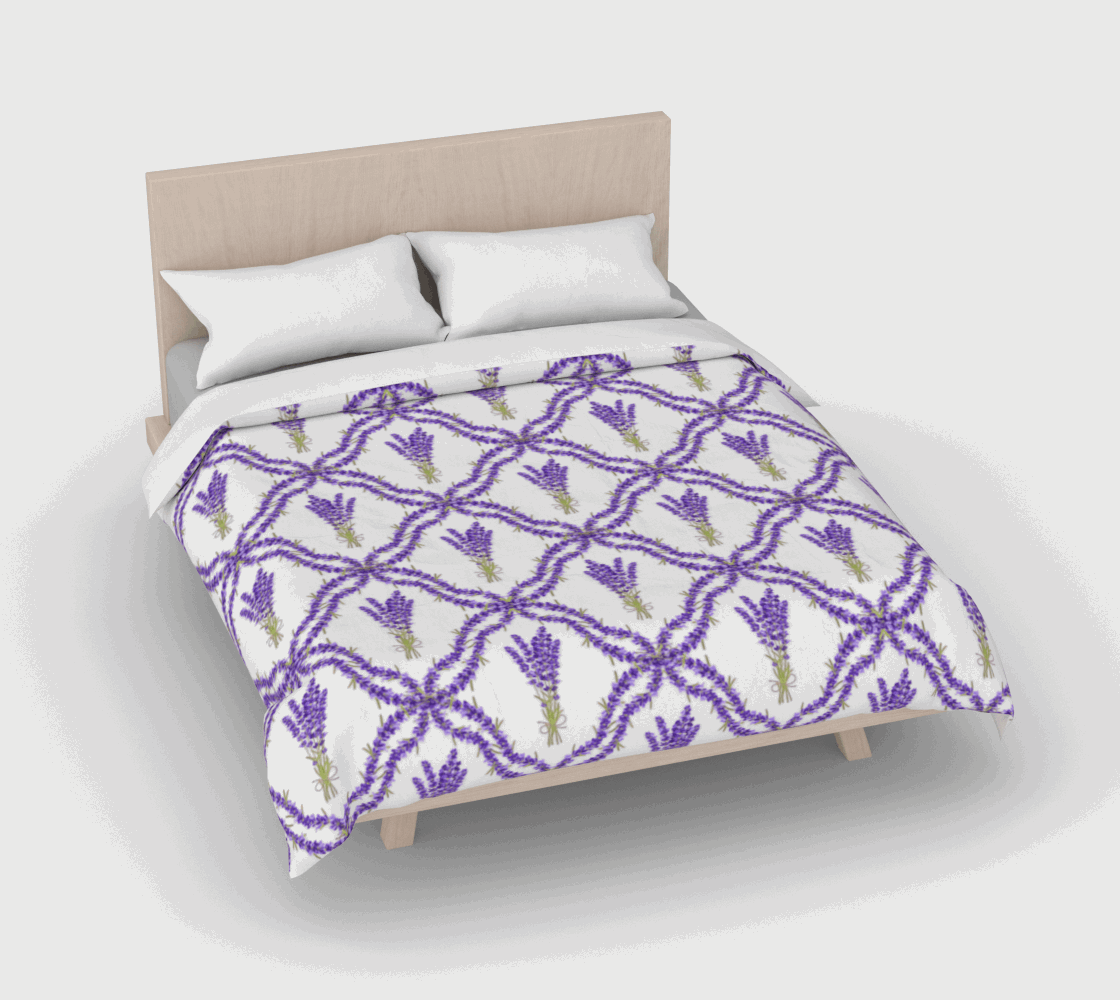 Duvet Cover, Lavender (Cotton Sateen)