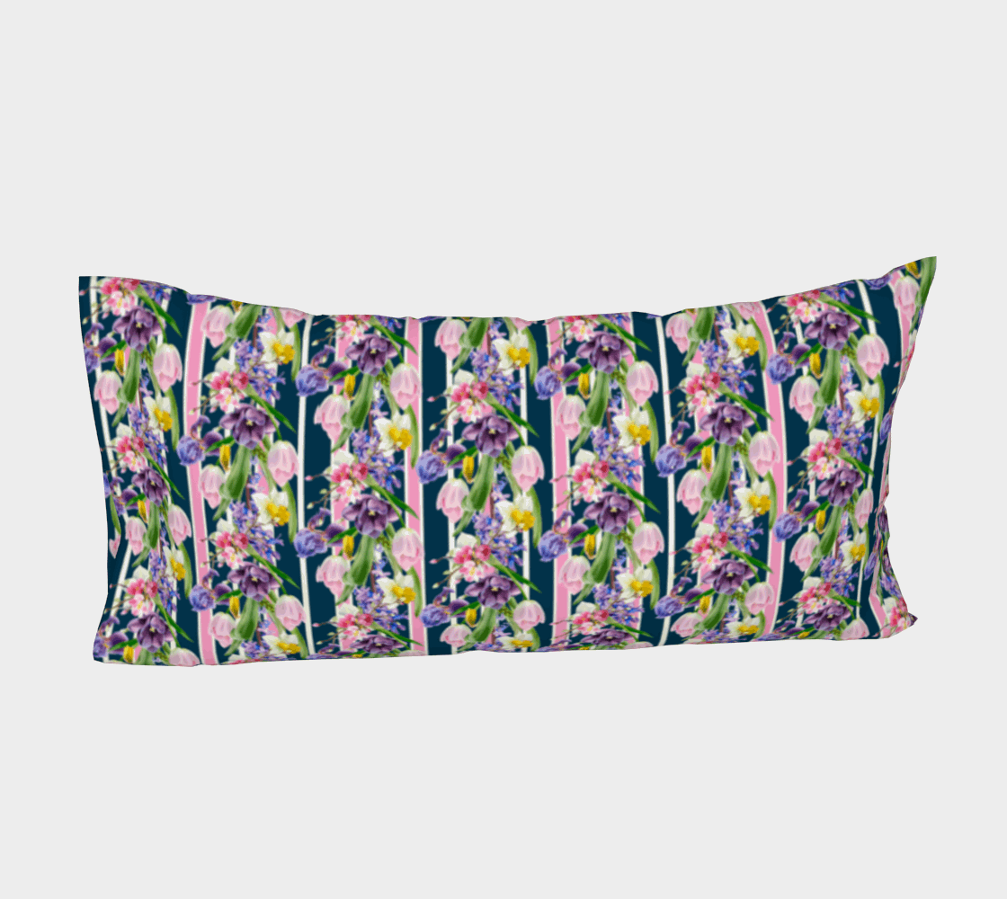 Bed Pillow Sleeves, Primavera (Silk/Cotton)