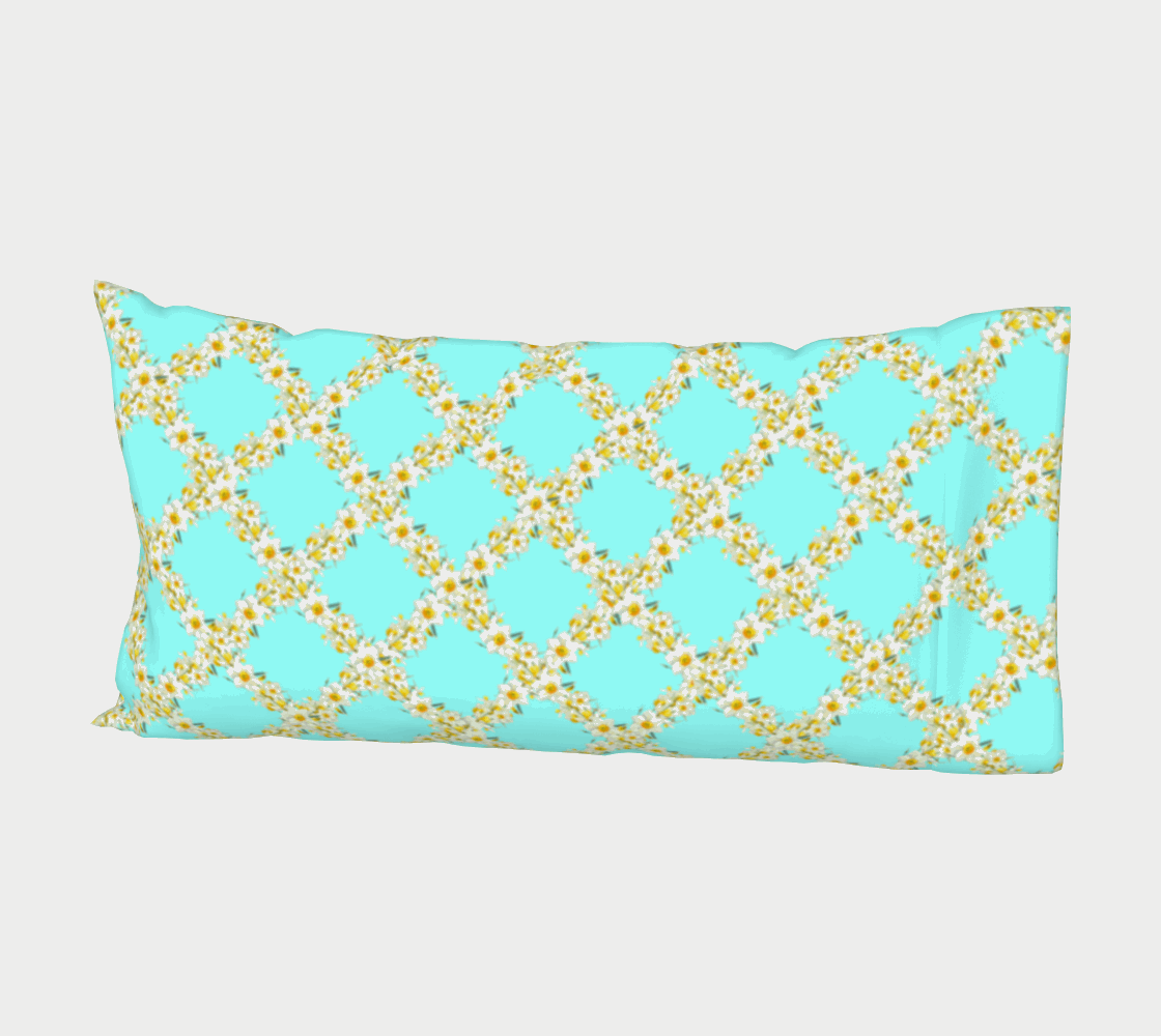Bed Pillow Sleeve, Daffodil (Silk/Cotton)