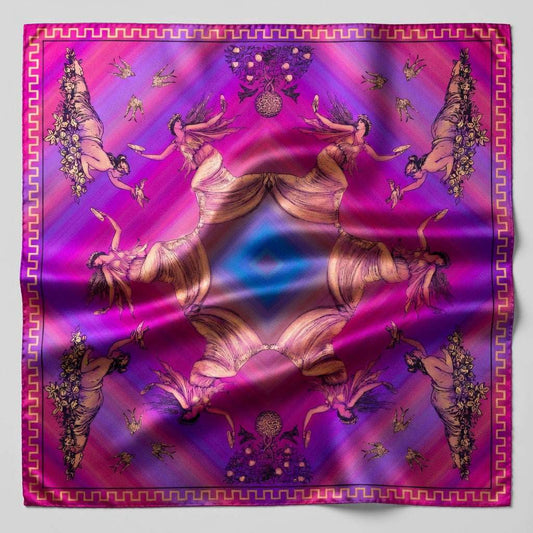 Silk Scarves (celebration) in purple