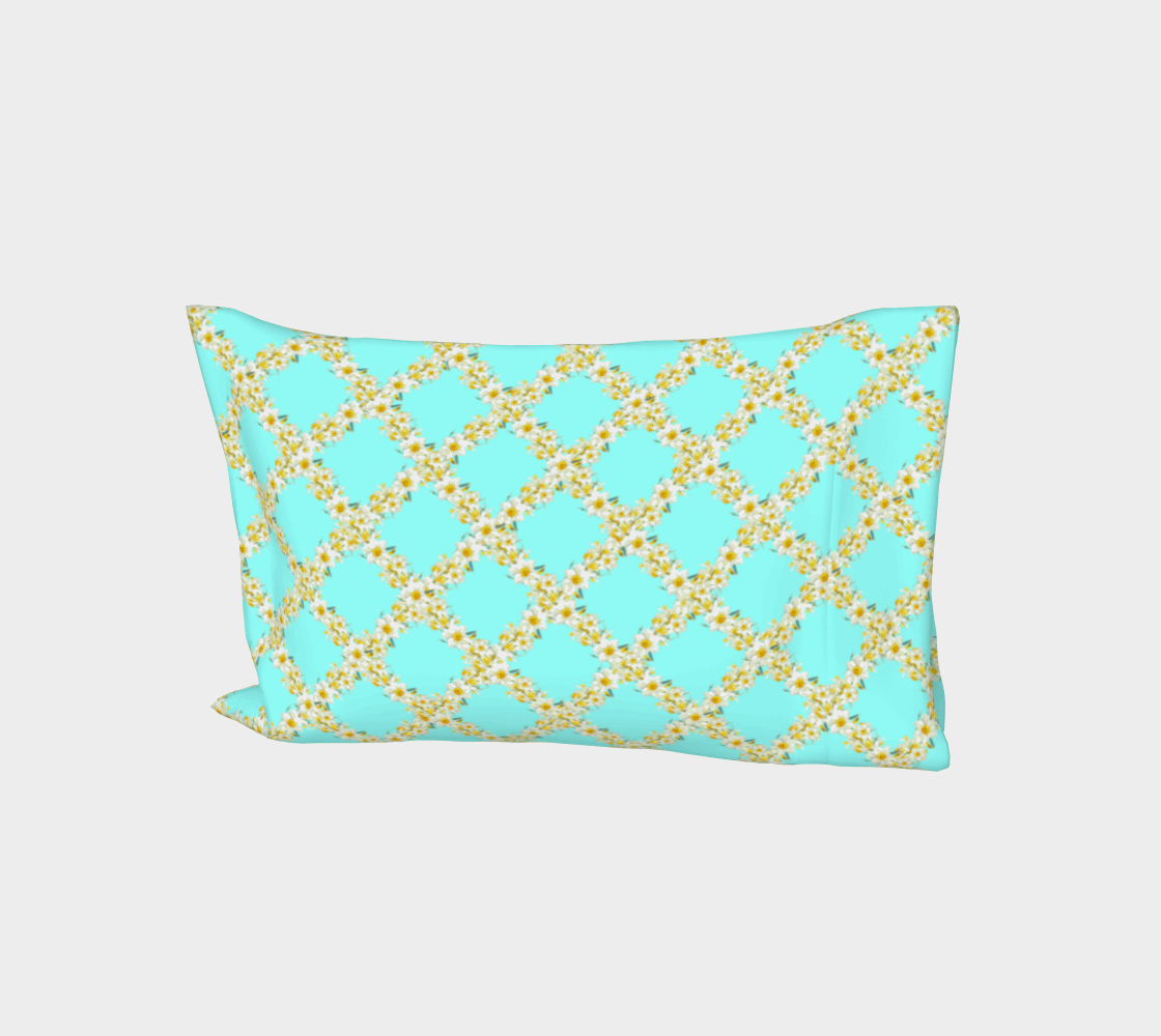 Bed Pillow Sleeve, Daffodil (Silk/Cotton)
