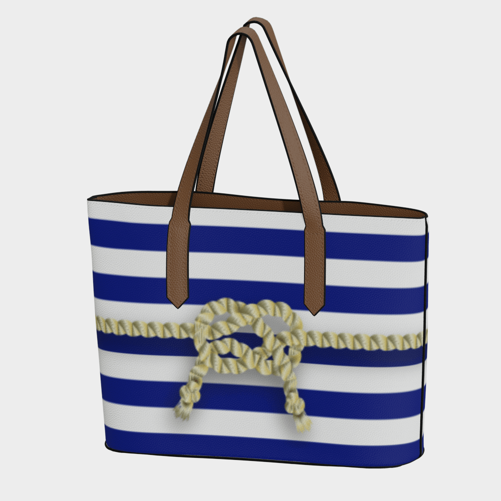 Vegan Leather Tote Bag (Saint-Tropez)
