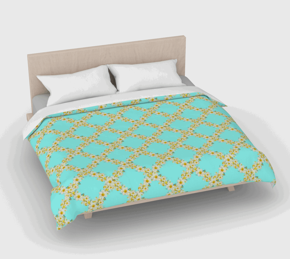 Duvet Cover, Daffodil (Cotton Sateen)