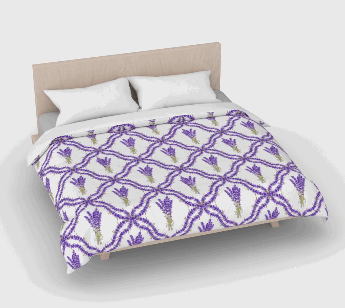 Duvet Cover, Lavender (Cotton Sateen)