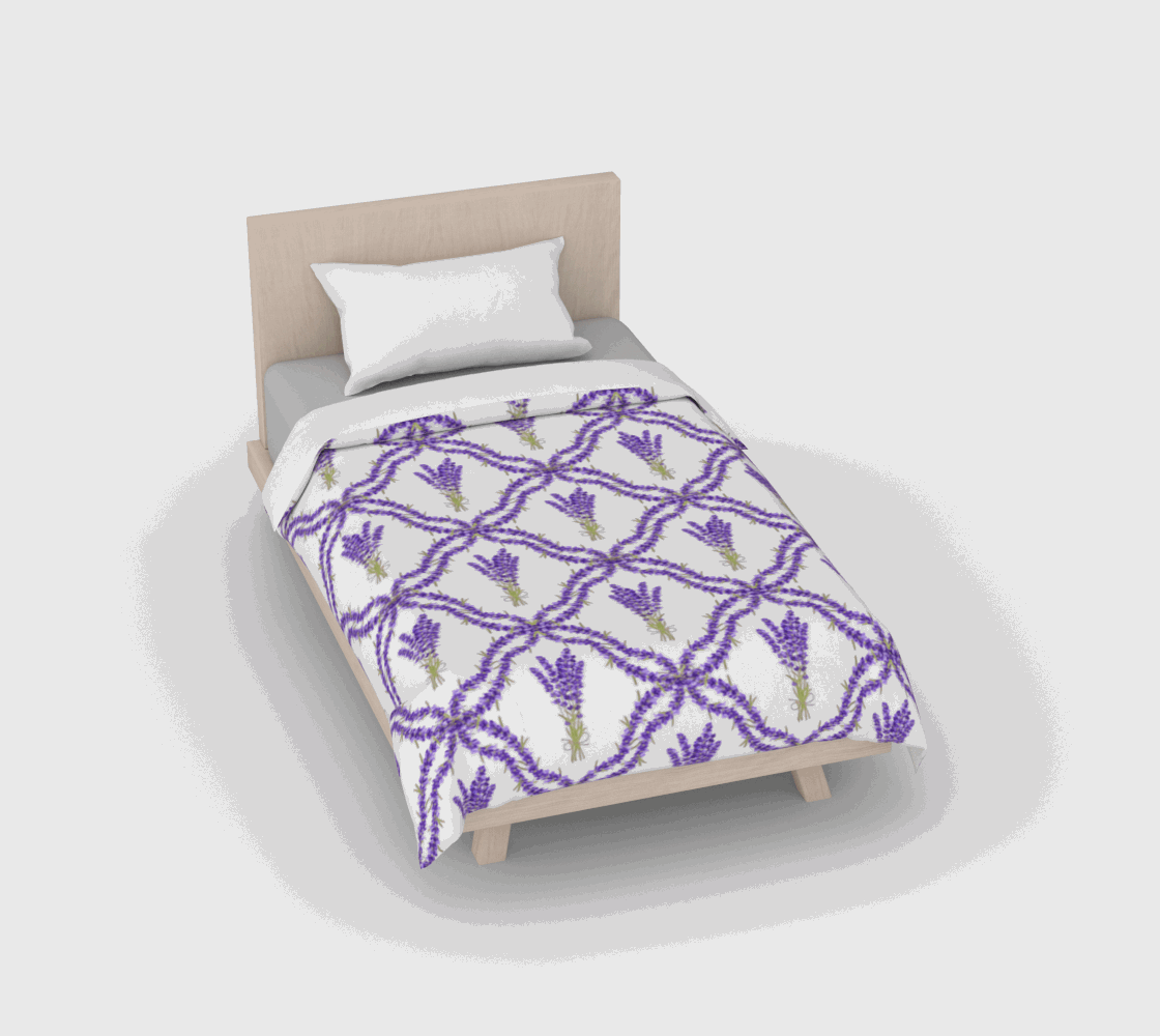 Duvet Cover, Lavender (Cotton Sateen)