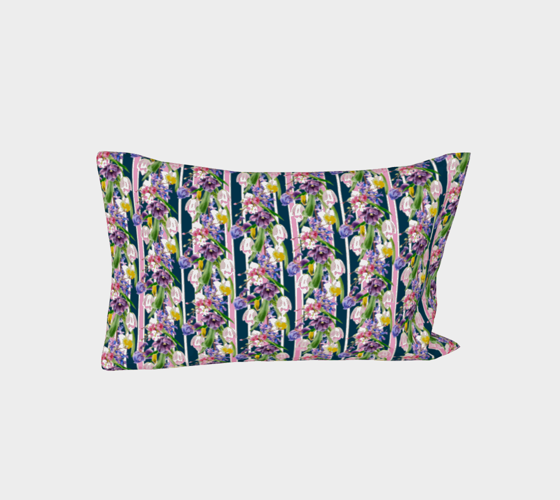 Bed Pillow Sleeves, Primavera (Silk/Cotton)