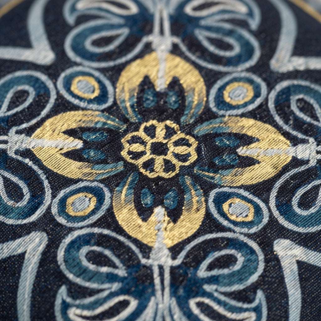 Decorative Woven Throw Pillow (Custom design Pattern)