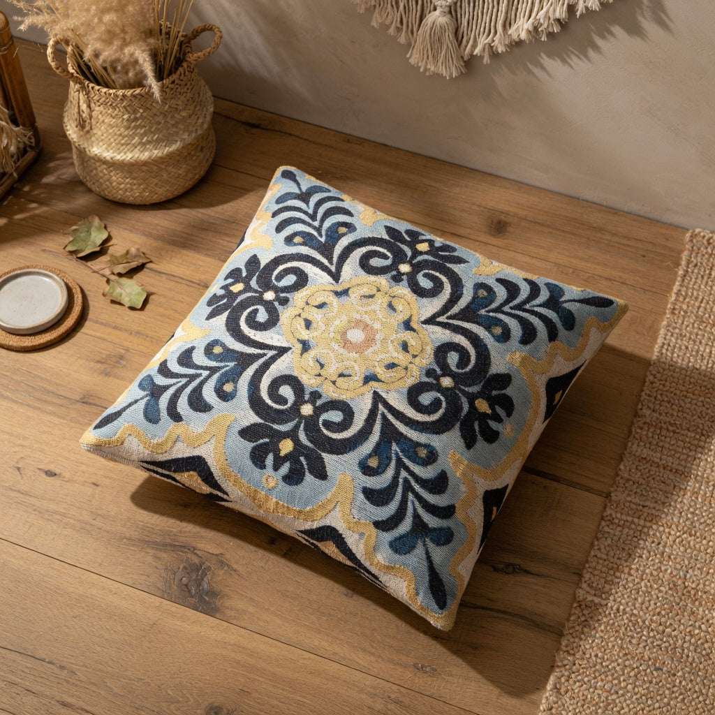 Decorative Woven Throw Pillow (Custom design Pattern)