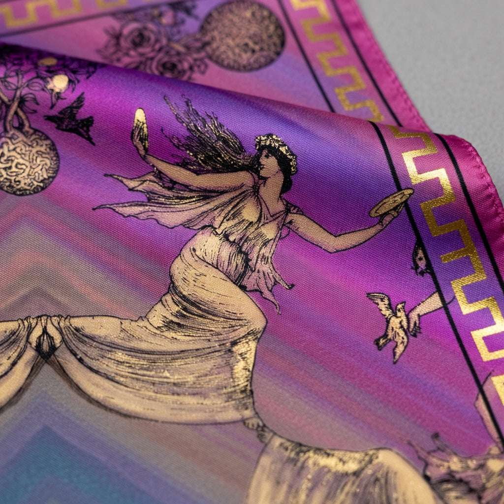 Silk Scarves (celebration) in purple