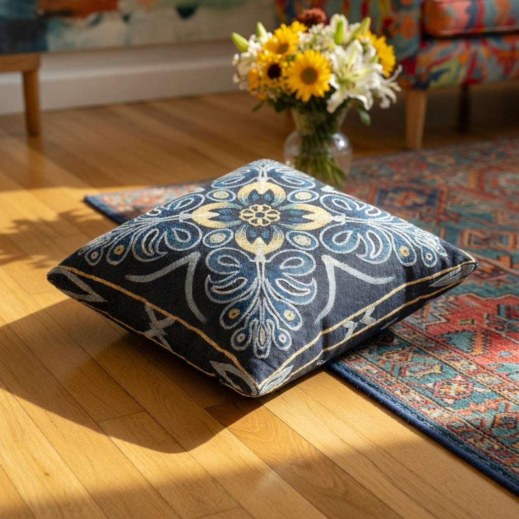 Decorative Woven Throw Pillow (Custom design Pattern)