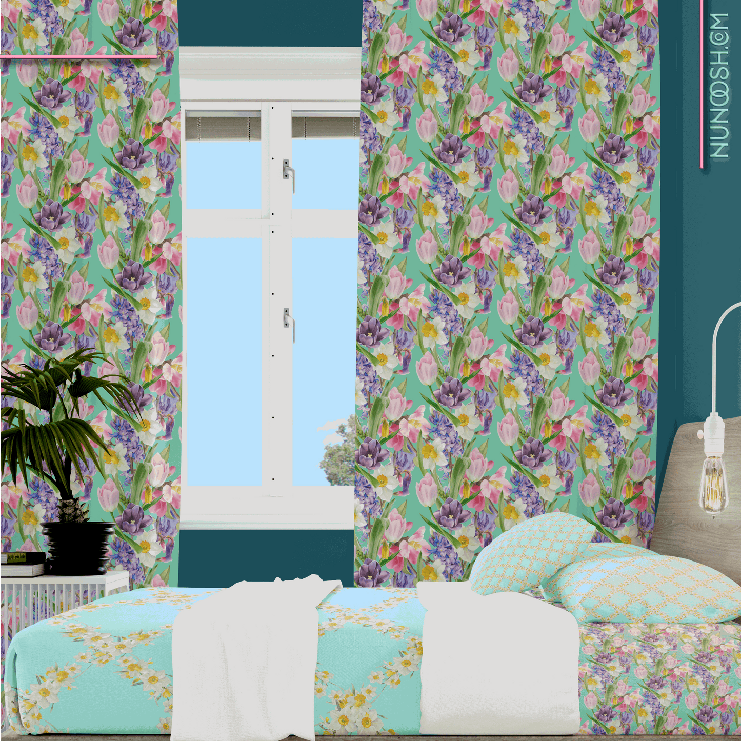 Duvet Cover, Daffodil (Cotton Sateen)