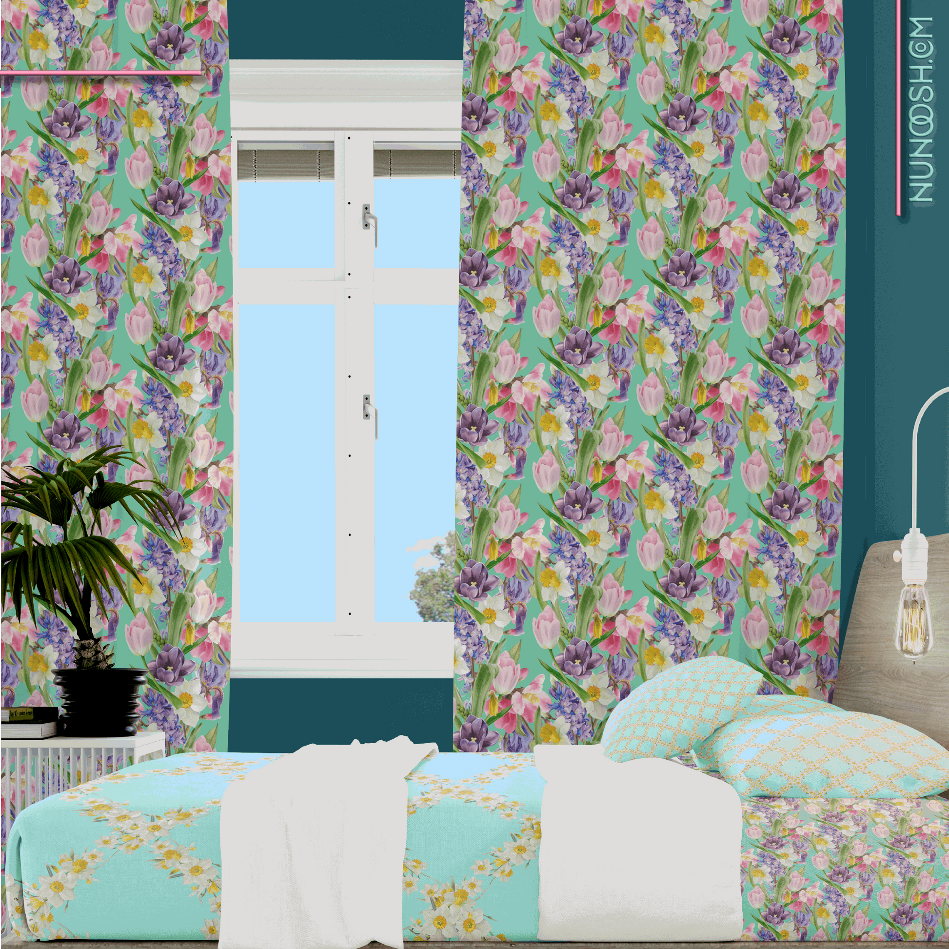 Duvet Cover, Daffodil (Cotton Sateen)