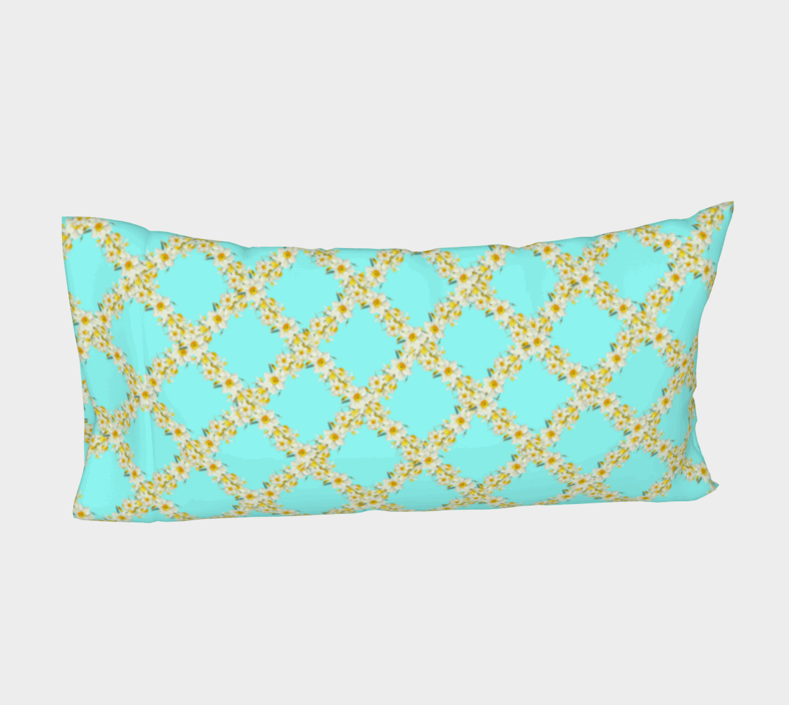 Bed Pillow Sleeve, Daffodil (Silk/Cotton)