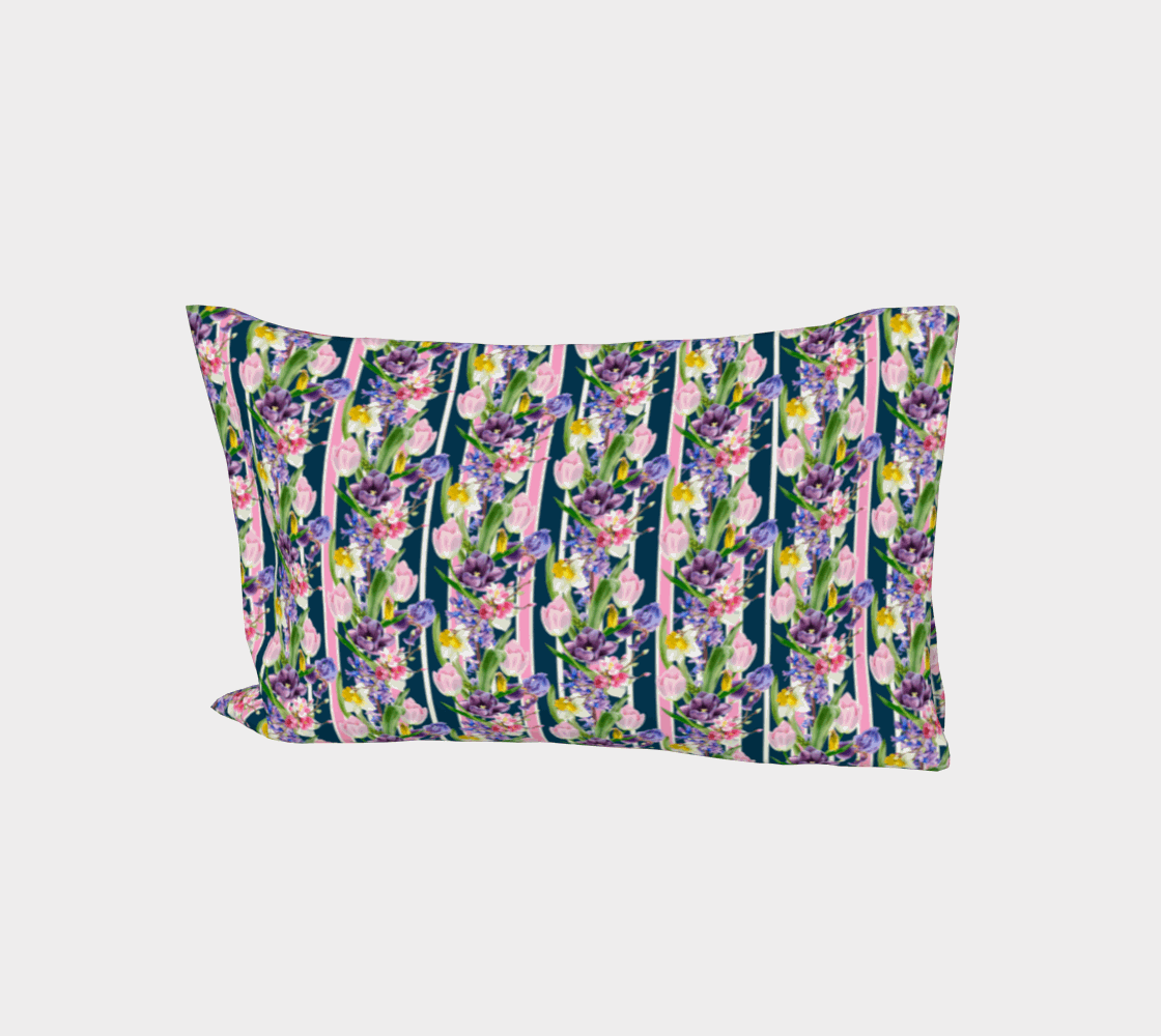 Bed Pillow Sleeves, Primavera (Silk/Cotton)