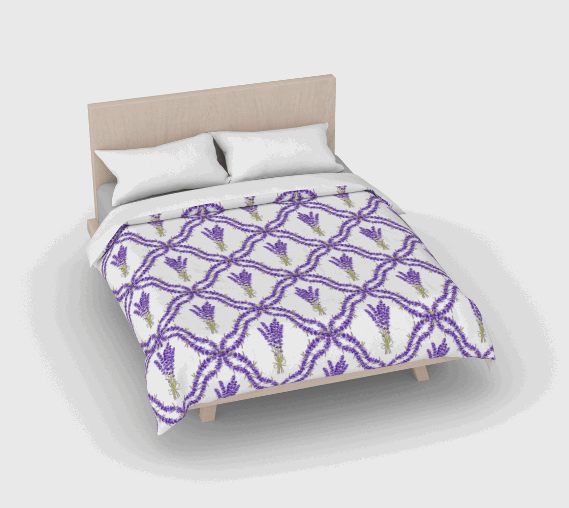 Duvet Cover, Lavender (Cotton Sateen)
