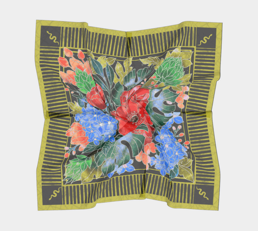 Silk Scarves (Velvet Bloom) Batik