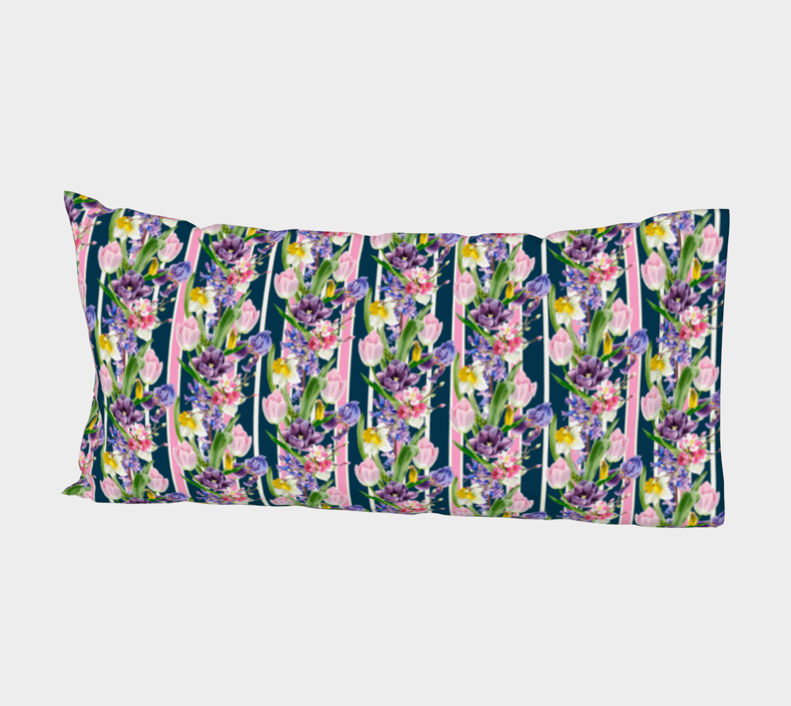Bed Pillow Sleeves, Primavera (Silk/Cotton)
