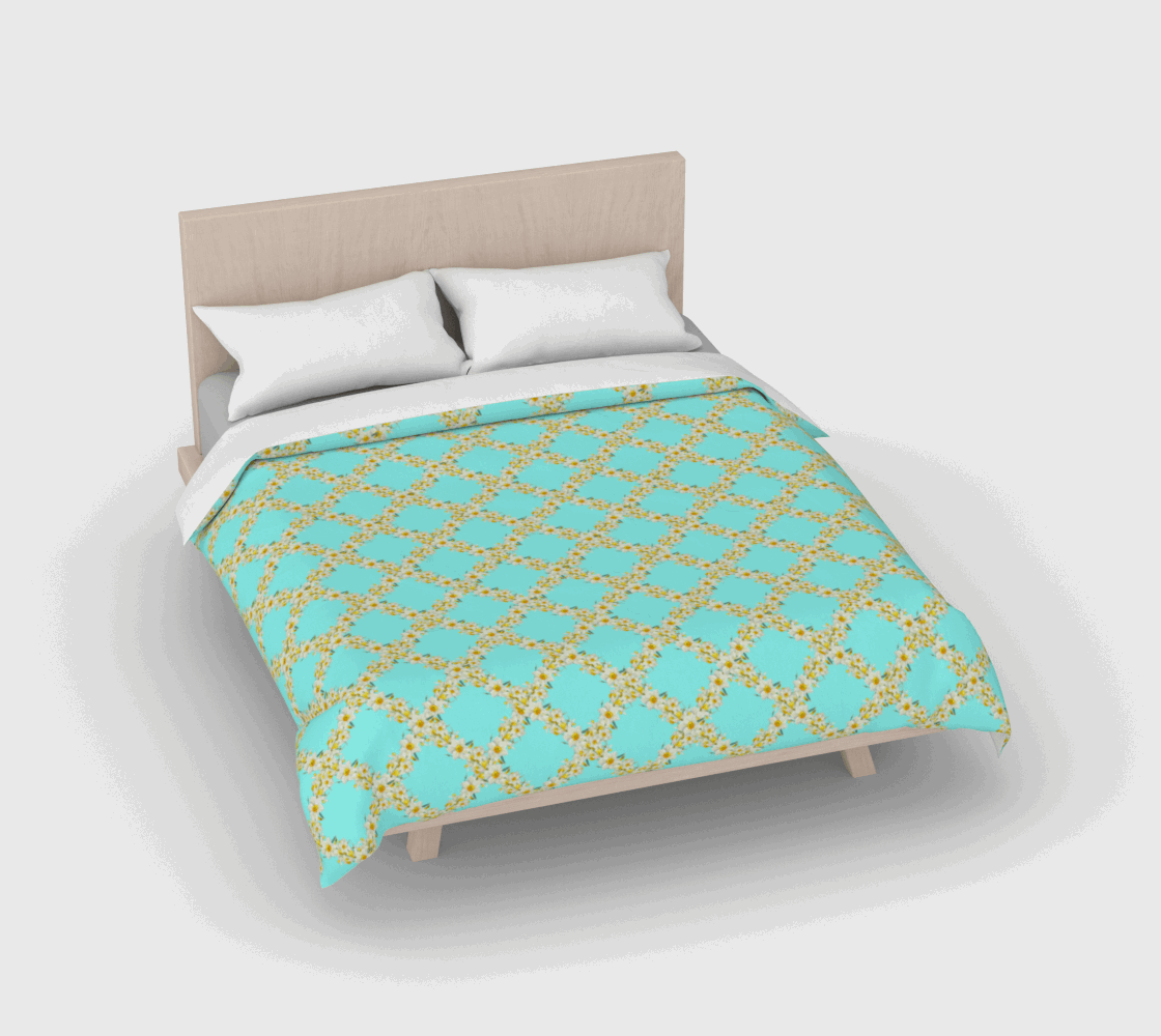 Duvet Cover, Daffodil (Cotton Sateen)
