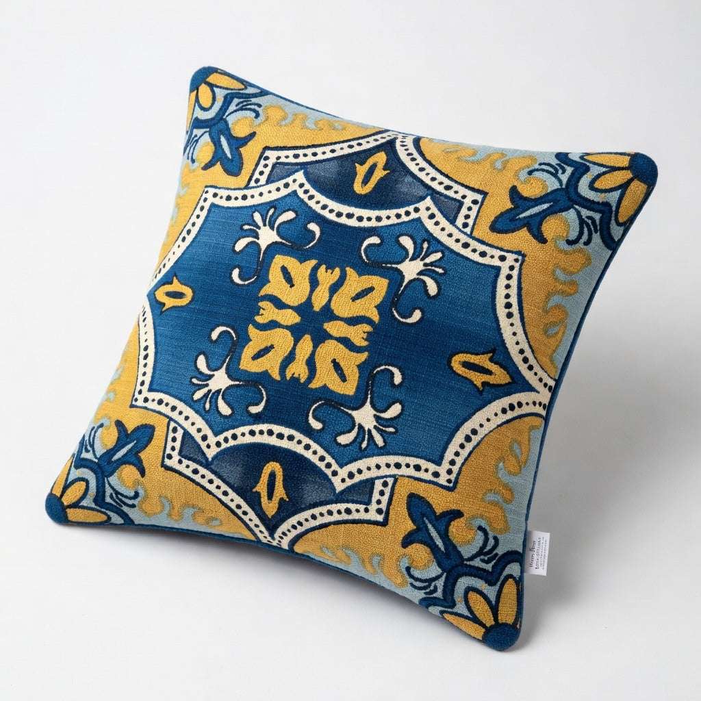 Decorative Woven Throw Pillow (Custom design Pattern)
