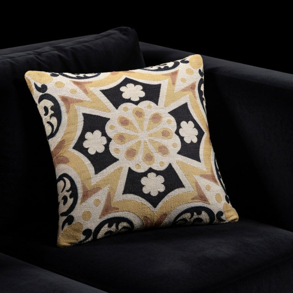Decorative Woven Throw Pillow (Custom design Pattern)