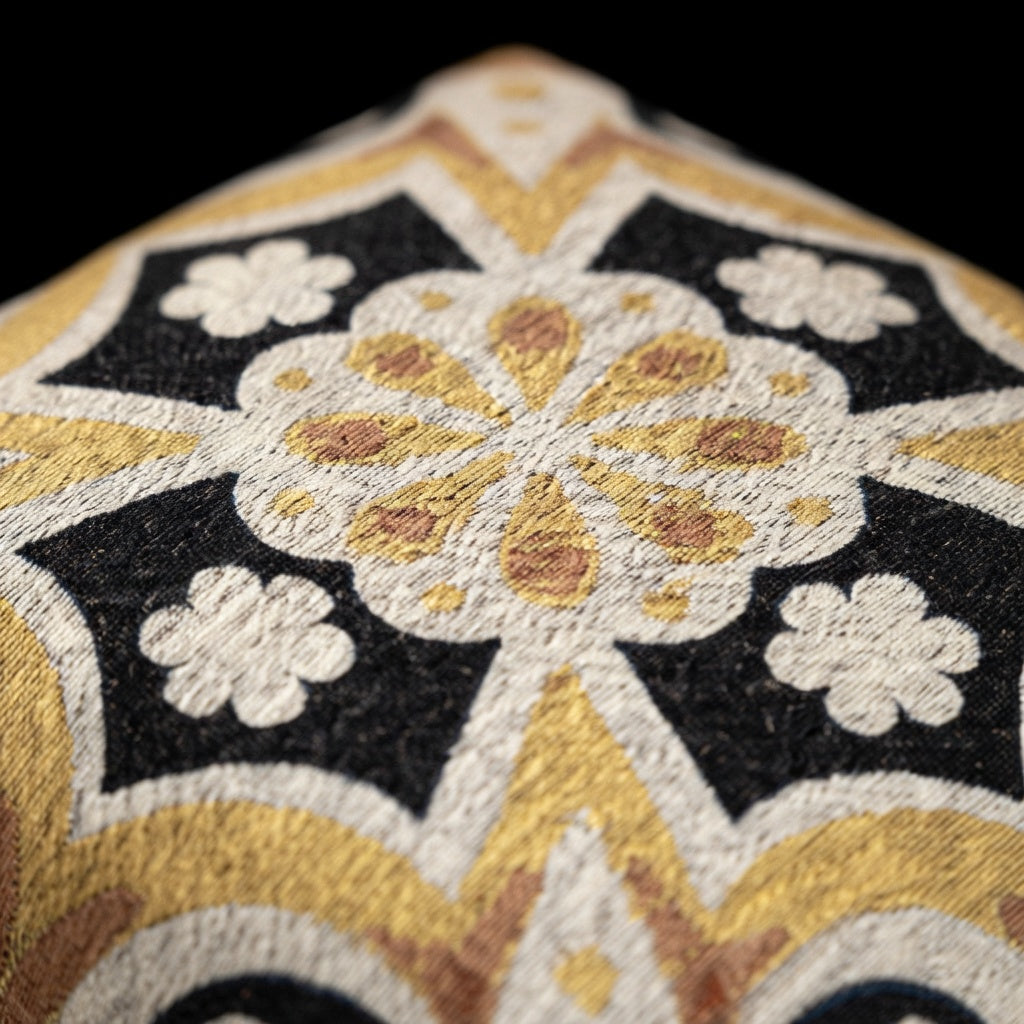Decorative Woven Throw Pillow (Custom design Pattern)