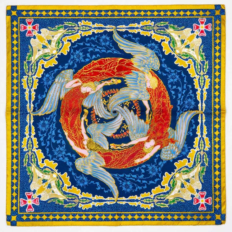 Silk Scarves (Guardian Seraphim) Cotton Silk